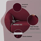 Turquoize Stretch Sofa Slipcover 2 Pieces Sofa Cover Couch Cover - Image 3