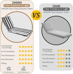 72x21x4in Lounge Cushions for Outdoor Furniture, Outdoor Lounge Chair Cushions - Image 3