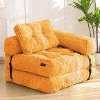 MAXYOYO Folding Sofa Bed, L-Shaped Convertible Sofa Bed Foldable Sleeper by MAXYOYO