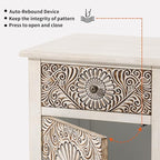 HOMPUS Night Stand Set 2, Vintage Nightstand - Image 7