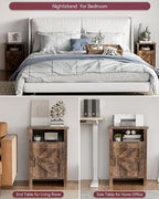 YESHOMY Farmhouse Modern Nightstands - Image 6