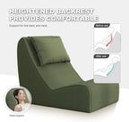 Giant Bean Bag Chair for Adults, Corduroy Chaise Lounge - Image 5