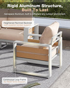 Aoxun Aluminum Patio Furniture Set - Image 4