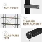 OtterOasis Heavy Duty 5-Tier Industrial Bookcase, 120lbs Shelf Capacity - Image 5