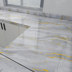 White Gold Marble Contact Paper - Image 6