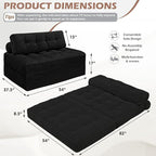 Folding Sofa Bed, Convertible Sleeper Chair - Image 2