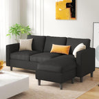 JAMFLY Couches for Living Room, 3-Seat Reversible Sectional Sofa - Image 3