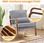 DUMOS Accent Chairs Set of 2, Mid Century Modern Chair - Image 6