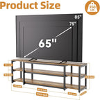 Aquzee 85 inch TV Stand, Entertainment Center - Image 3