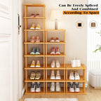 Bamboo Shoe Rack - Image 3