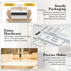 5-Tier Display Cabinet, RGBWIC LED Light, Remote & APP Control, Adjustable - Image 8