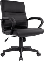 STAPLES Tervina Luxura Mid-Back Manager Chair by Staples