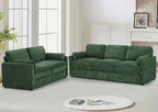 2 Pieces Chenille Sofa Set by LESOFAIR