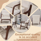 Mid-Century Modern Accent Chair & Coffee Table Set - Image 7