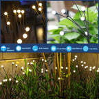 TONULAX Solar Garden Lights 6 Pack - Image 4