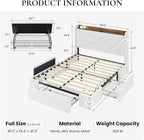 SHA CERLIN Full Size Bed Frame - Image 2