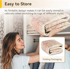 RELEANY Area Rugs 9'x12' Washable Non-Slip, Floral Vintage Distress Print - Image 6