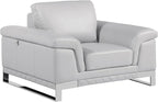 Blackjack Furniture Weston Collection Genuine Italian Leather Living Room Chair - Image 5