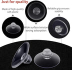 20-Pack Transparent Anti-Collision Suction Cups, 30mm/0.7" Mark-Free Design - Image 3