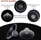 20-Pack Transparent Anti-Collision Suction Cups, 18mm/0.7" Mark-Free Design - Image 3