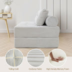 ANONER Memory Foam Folding Sofa Bed, Sectional Couches - Image 6