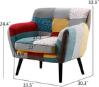 Bonzy Home Modern Accent Chair Set of 2 - Image 2