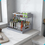 REALINN Under Sink Organizer, Pull Out Cabinet Organizer 2 Tier Slide Out Sink - Image 8
