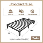 ROIL 7 inch Twin Bed Frames - Image 2