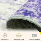RELEANY Washable Area Rugs 4ft Non-Slip Modern Abstract Soft - Image 3
