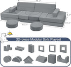 Edbuosy 22Pcs Modular Kids Play Couch - Image 2
