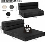 JUIKURY Folding Sofa Bed, Convertible Sleeper Chair - Image 2