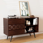 Bme Georgina 45 Inch Solid Wood TV Stand, Under 10 Minutes Assembly - Image 4