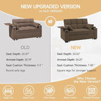 Auvsoce 65'' Convertible Sleeper Sofa Bed - Image 6