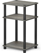 Furinno JUST Side Table, 3-Tier End Table, Open Shelves Night Stand, Bedside - Image 6