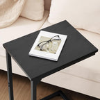 AMHANCIBLE C Shaped Side Table, End Tables Living Room Set of 2, Slide Under - Image 7