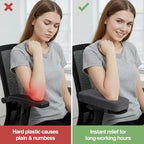 Smiry Ergonomic Office Chair Armrest Pads, Memory Foam Arm Rest Covers - Image 4