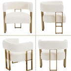 Barrel Accent Chairs Set of 2, Modern Side Chair - Image 9