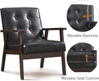 Bonzy Home Mid Century Modern Accent Chairs Set of 2 - Image 8
