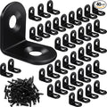 40PCS L Brackets, Stainless Steel Corner Brace by DOUDOULE