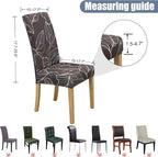 BIETYONE Stretch Dining Chair Covers Set of 4, Soft Removable Washable Kitchen - Image 5