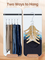 HOUSE DAY Closet Organizers and Storage, 8 Pack Magic Hangers Space Saving - Image 4