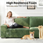 Vesgantti 85'' Chenille Couch for Living Room, 3 Seater Comfy Sofa - Image 5