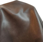 NAT Leathers | Cacao Brown Pebblegrain Soft Faux Vegan Leather PU | 4 Yards Cut - Image 9