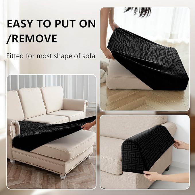 UNBBRRL Stretch Couch Backrest Cushion Cover - Image 4