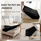 UNBBRRL 10 Pieces Stretch Sofa Cushion Covers - Image 4
