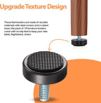 M6 Adjustable Furniture Leveler, 16 Pack Rubber Leveling Feet Screws in Threaded - Image 4