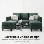 SUNLEI Convertible L-Shaped Sectional Couches - Image 5