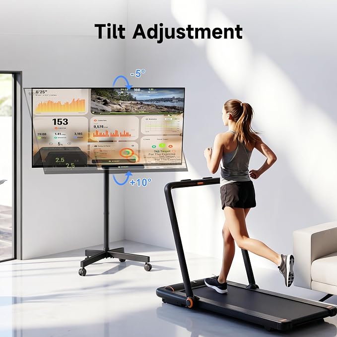 XINLEI Mobile TV Stand on Wheels - Image 4