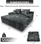 Sytopia Loveseat Chaise Lounge - Image 2