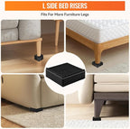 shouwuhho Furniture Risers, 8 Pack Bed Risers - Image 3